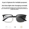 😎 Lunettes Intelligentes Anti-Lumière Bleue Photochromiques Polarisées